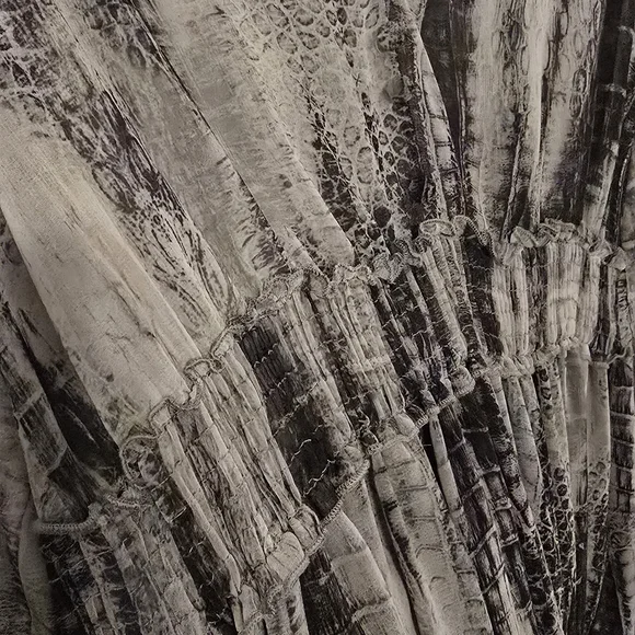 Zara Snake Print Long Sleeve Mini Dress In US L - Picture 4 of 6